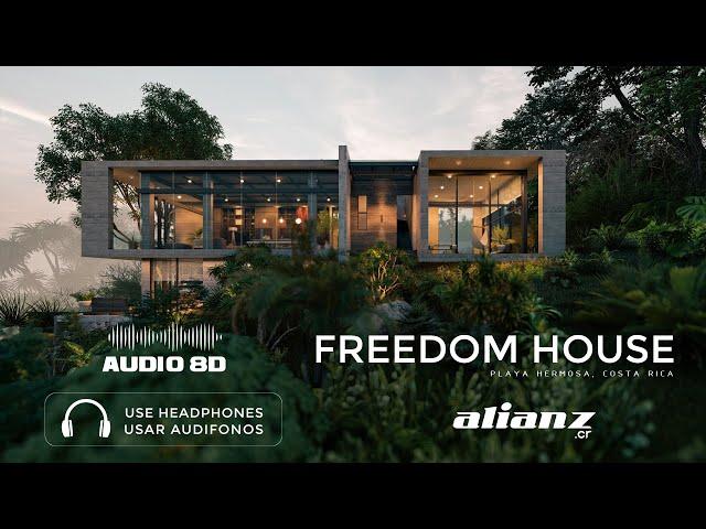 Freedom House, Playa Hermosa Costa Rica. (8D Audio) Alianz Architecture