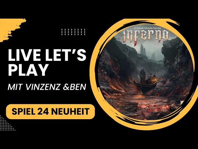 Inferno - SPIEL 24 Neuheit - Live Let's Play mit Vinzenz & Ben