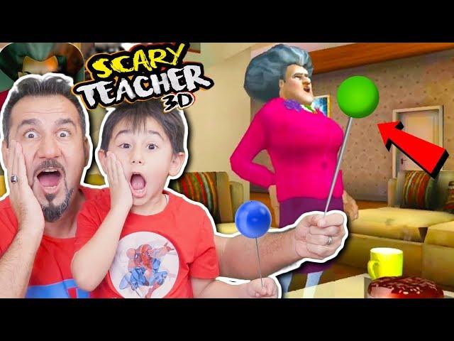 KIZGIN ÖĞRETMENE İĞNE TUZAĞI KURDUK GİZLİ GİRİŞ BULDUK! | SCARY TEACHER OYNUYORUZ!