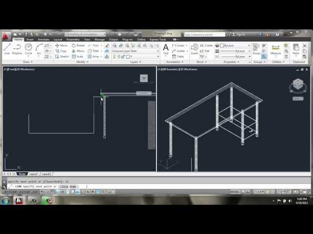 AutoCAD 2013 - 3D Modeling Basics - Desk - Brooke Godfrey