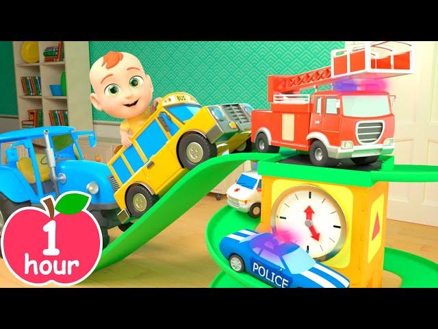 Hickory Dickory Dock song | Cars version | Newborn Baby Songs & Nursery Rhymes