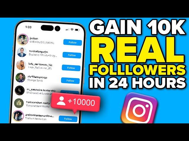 How To Grow on Instagram From 0-10K Followers in 24 HOURS (NEW ALGORITHM)