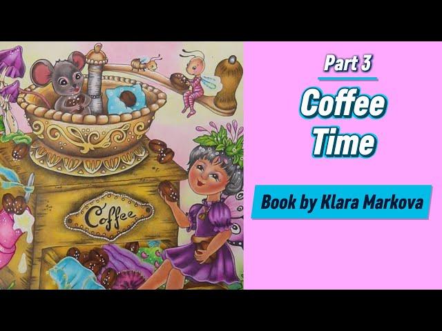 How to color Gold - Coffee Time - Orchard Full Of Fairies - Klara Markova - Part 3