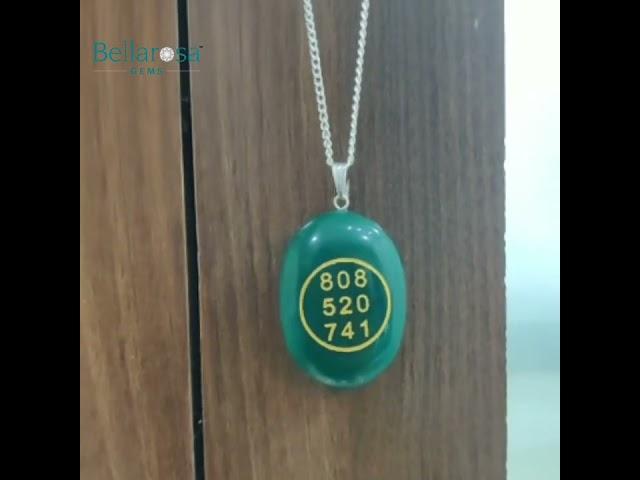 Green Aventurine Zibu Coin | Bellarosa Gems |Holistic Crystal Studio |Surat Gujarat