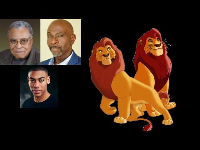 Animated Voice Comparison- Mufasa (The Lion King)