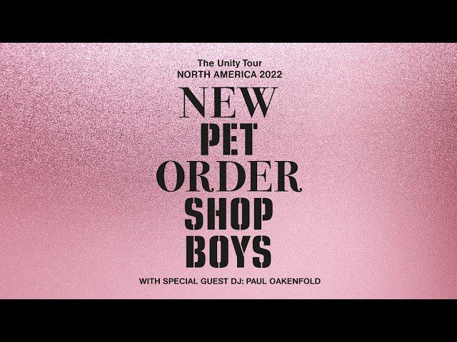 The Unity Tour 2022 Brooklyn NYC: New Order and Pet Shop Boys with Paul Oakenfold