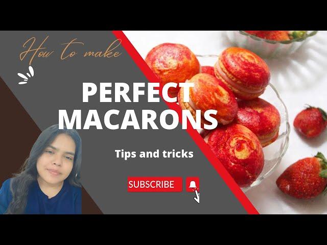 Guaranteed perfect macarons with these tips  #macarons #rtvlogs