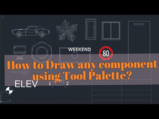 L15 - How to draw any component using the Tool Palette? | Class 22 | Design Tools Simplified