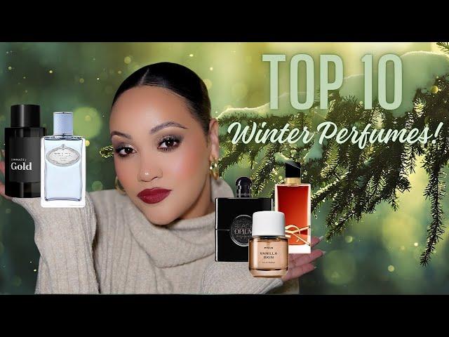 ️MY TOP 10 WINTER PERFUMES 2024! ️ MUST HAVE WINTER FRAGRANCES! | AMY GLAM ️