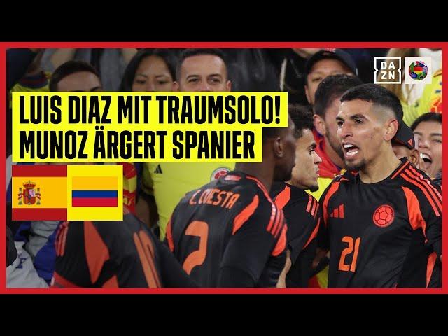 Spanien testet gegen Kolumbien - 17-Jähriger debütiert: Spanien - Kolumbien 0:1 | Testspiel | DAZN