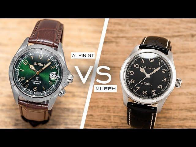 Two Of The Best Watches Under $1,000: The Hamilton Khaki Field Murph vs. The Seiko Alpinist SPB121