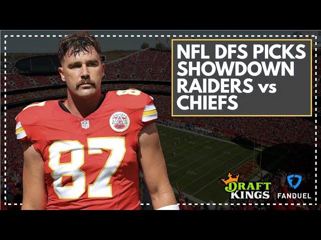 NFL DFS Picks for Black Friday Showdown, Raiders vs Chiefs: FanDuel & DraftKings Lineup Advice