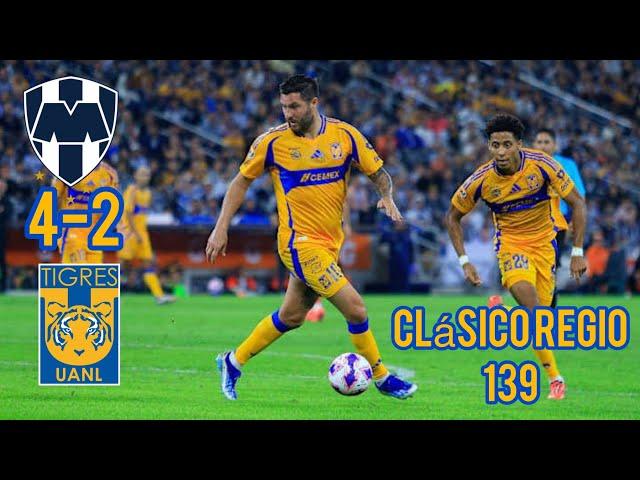 RESUMEN COMPLETO | PARTIDAZO Monterrey vs Tigres 4-2 | Jornada 12 Apertura 2024 Liga Mx