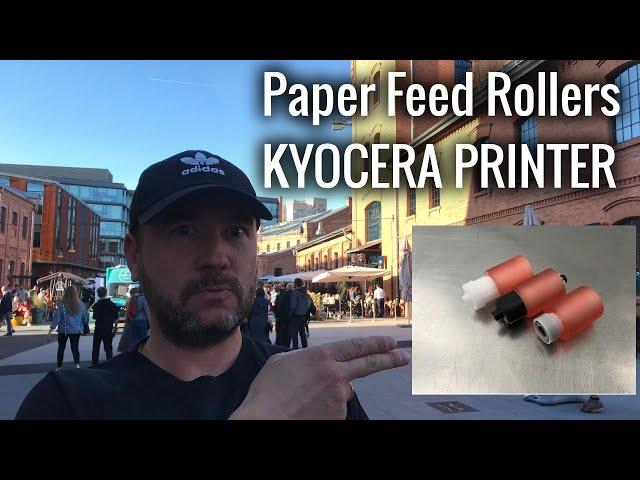 Paper Feed Roller Printer KYOCERA P6021 Service Tutorial Paper Jam