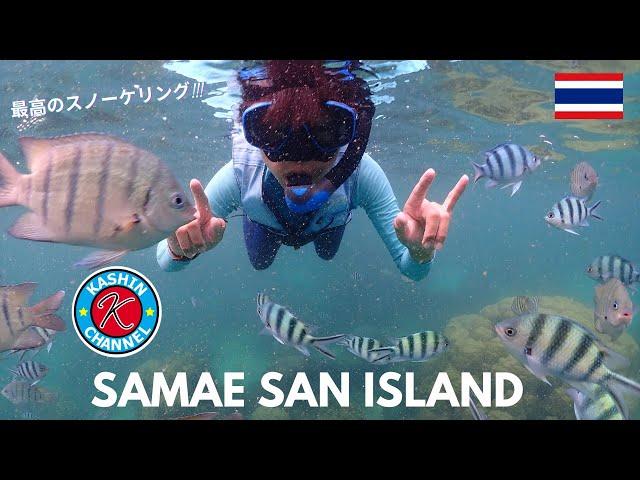 THAILAND travel snorkeling at Samaesan  Island  タイでシュノーケリング  [Kashin Channel]