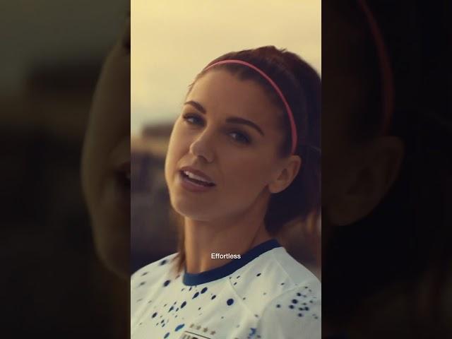 Watch effort, made effortlessly by USWNT legendary striker, Alex Morgan  #NikeFC