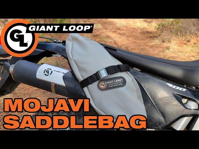 The Giant Loop Mojavi Saddlebag: Rugged Soft Luggage For Your Dual Sport, Enduro, or Dirt Bike