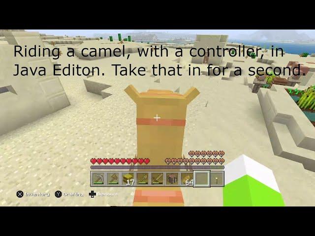 Playing Java Minecraft 1.20 on Controller?!