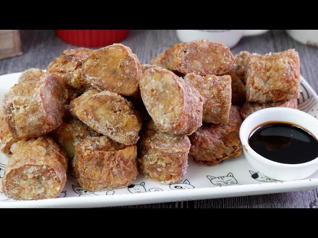 Super Yummy Teochew Crispy Prawn Rolls (Hei Zho) 虾枣 Chinese Prawn & Meat Roll Recipe