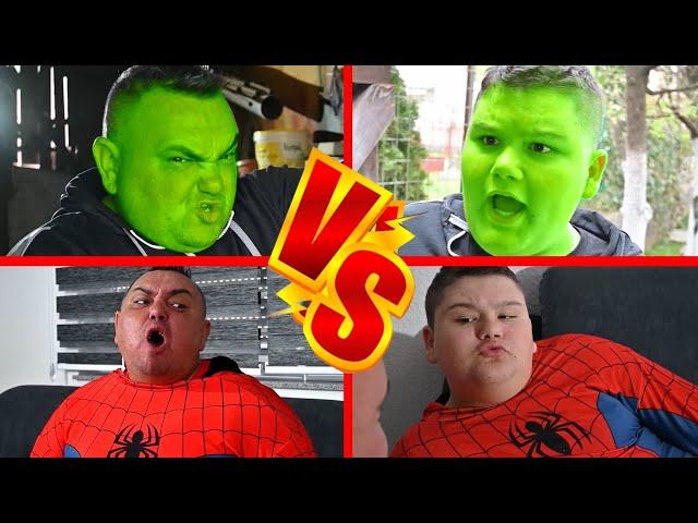 Superhero Son VS Superhero Father