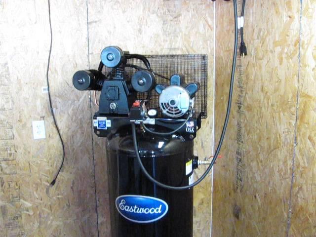 Eastwood air compressor first start up