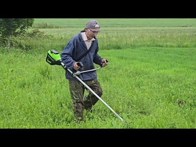 Тестируем Мощь: Обзор Аккумуляторного Триммера Greenworks GD60BCB в Действии!