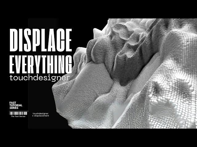 Displace Everything in TouchDesigner using SOP Instances and Noise TOP as Z-axis Displacer