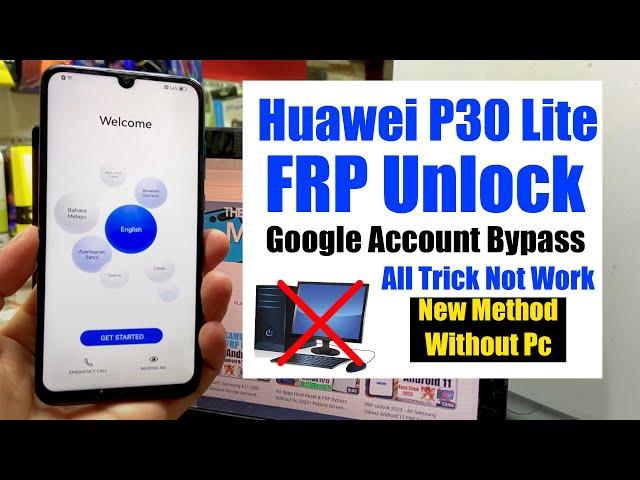 huawei p30 lite FRP Bypass Without pc | MAR-LX1A EMUI 13  Google Account Bypass 2023