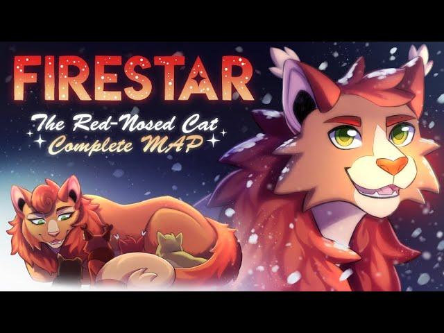 Firestar The Red-Nosed Cat MAP - Complete Warriors MAP