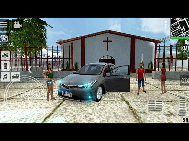 Grey Toyota Yaris is going to Church  |Sebby Games - Rebaixados Elite Brazil |Android FHD Gameplay.