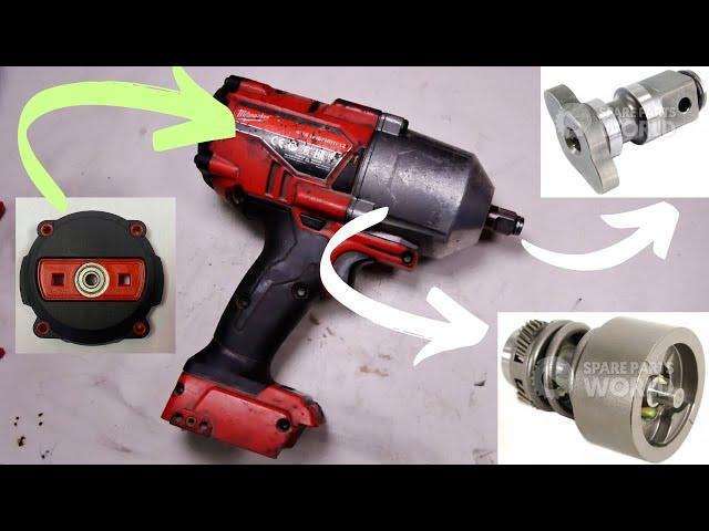 Milwaukee M18 nut gun regreasing and armature ball bearings replacement step by step video