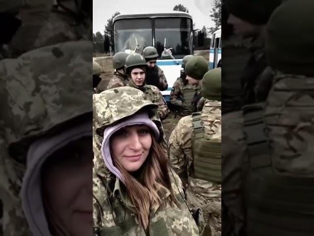 Heartbreaking footage of Ukrainian kids 16-18 years old on the way to  war against Russia in Ukraine