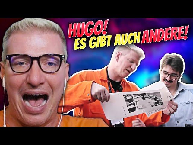 HUGO️ WAS SOLL DAS⁉️ 80% SCHRADIN IM VIDEO| SatterHugo REAKTION (ANSAGE an @papaplatte)