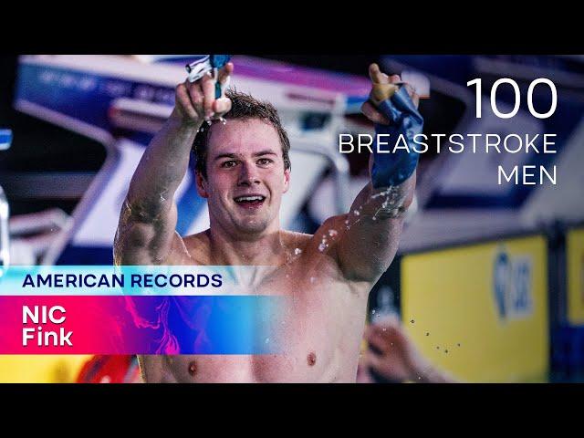 American Record Nic Fink - Men’s 100m Breaststroke | ISL SEASON 3