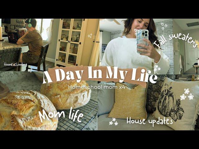 NEW DITL||BEST FALL CUPSHE SWEATER HAUL||Homeschooling + everyday mundane life things