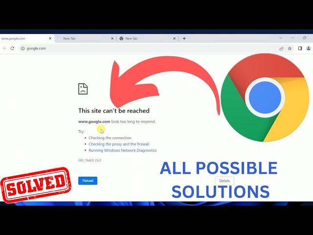 This Site Can't be Reached Error in Google Chrome – All Possible SOLUTIONS 