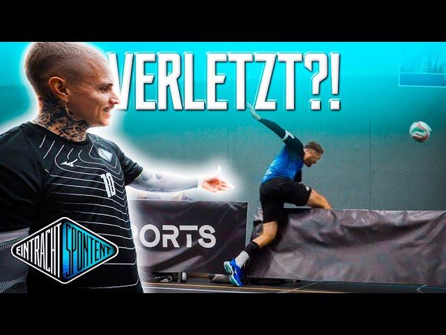 Olaf VERLETZT sich und HIT in 3ER!?  | Eintracht SPONTENT Spieltagsvlog