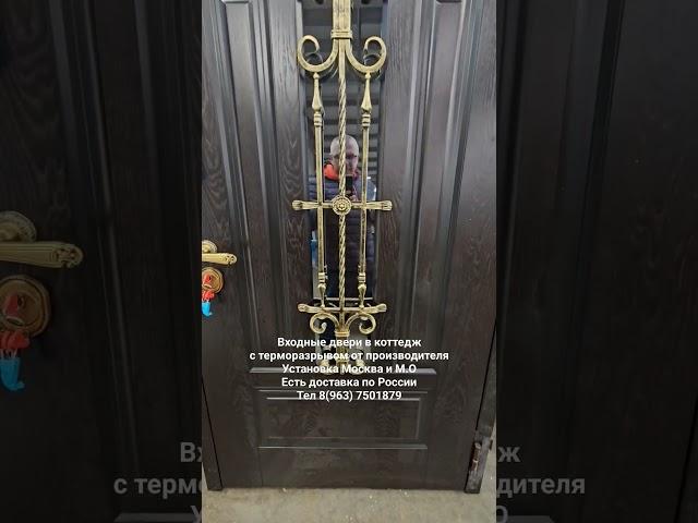 Входные двери в коттедж с терморазрывом напрямую с завода в Клину, любой цвет и размер на заказ