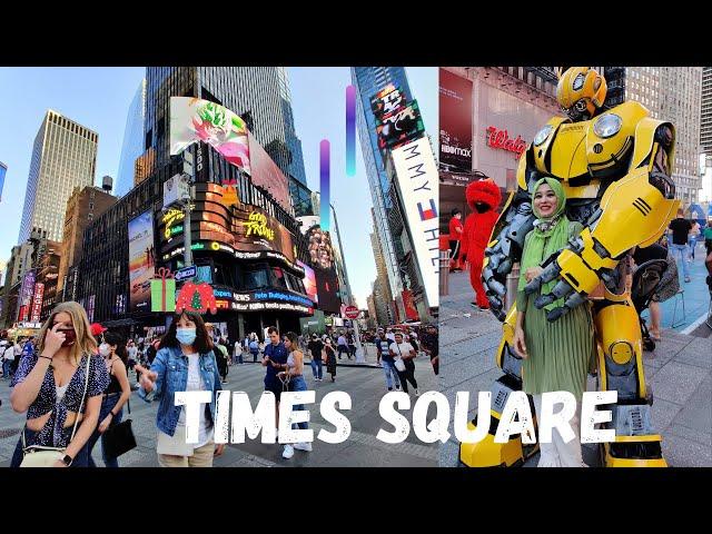 Times Square | Walking tour of Times Square in New York City USA | Travel Guide 2021