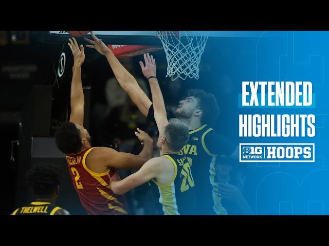 Iowa State at Iowa Hawkeyes | Extended Highlights | Big Ten Basketball | 12/12/2024