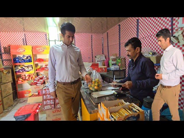 Akbar helped a homeless lady and bought some pistachios from her and gave her money to buy a tent.