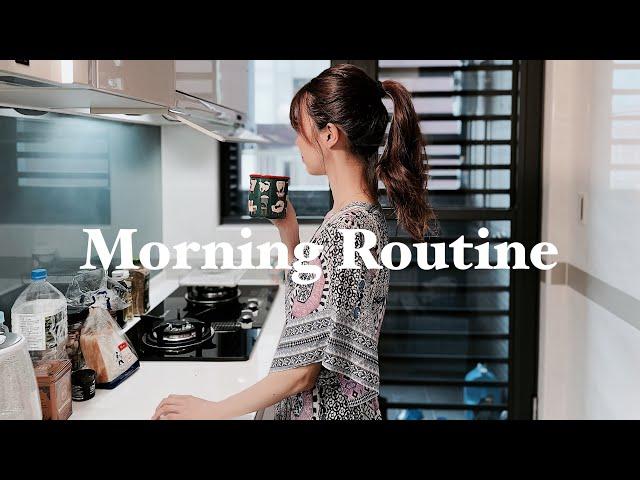 【Morning Routine】How Japanese women who got married and moved abroad spend their mornings.  (Taiwan)