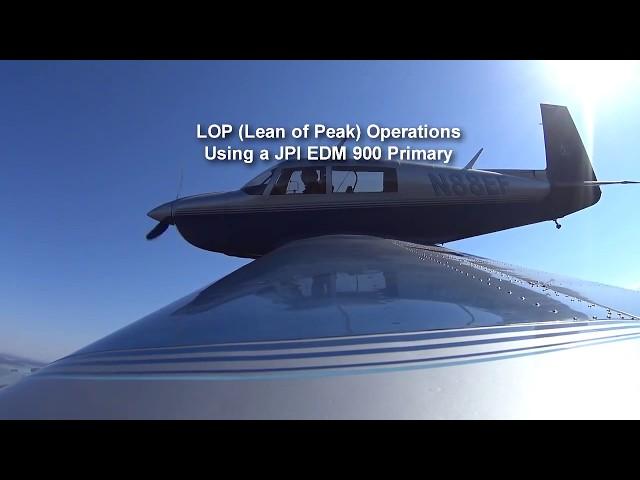 JPI Lean of Peak (LOP) In-Flight