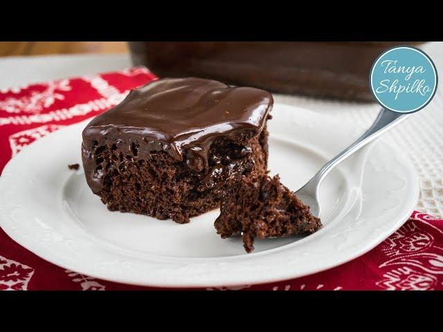 Мега Шоколадный Пирог с Ганашем | Chocolate Cake with Ganache | Tanya Shpilko