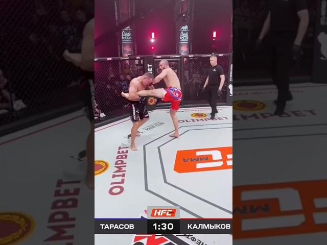 Артём Тарасов  Мухамед Калмыков Бой по ММА Нокаут #shorts #мма #бои #тарасов #калмыков #нокаут
