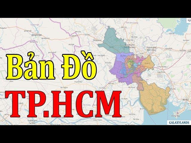 Bản đồ TP HCM | Bản đồ các Quận TP HCM