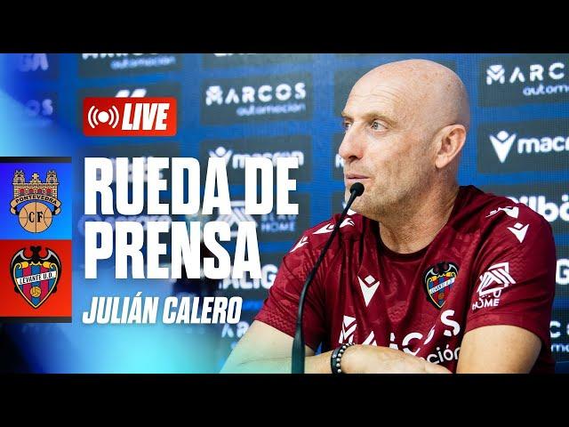 RUEDA DE PRENSA de Julián Calero previa al encuentro ante el Pontevedra CF (Copa del Rey)