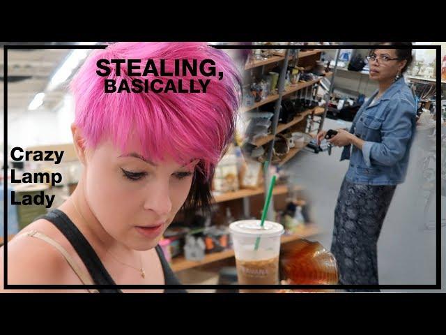 Stealing Stuff, Basically | Buying & Reselling | Crazy Lamp Lady