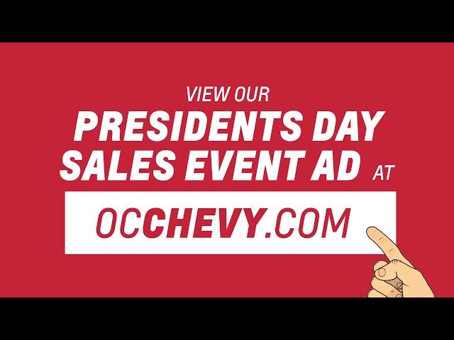  Presidents Day Sale Happening Now @ Guaranty Chevrolet 