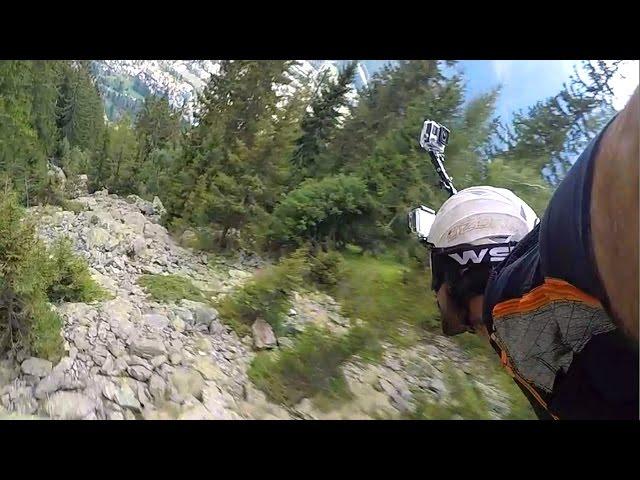 GoPro: Graham Dickinson's Insane Wingsuit Flight - Front Helmet Cam 2 of 3